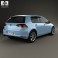 Volkswagen Golf 5-door with HQ interior 2013 3d model