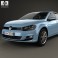 Volkswagen Golf 5-door with HQ interior 2013 3d model
