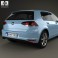 Volkswagen Golf 5-door with HQ interior 2013 3d model