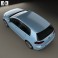 Volkswagen Golf 5-door with HQ interior 2013 3d model