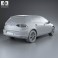 Volkswagen Golf 5-door with HQ interior 2013 3d model