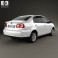 Volkswagen Polo Vivo sedan 2010 3d model