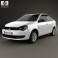 Volkswagen Polo Vivo sedan 2010 3d model