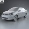 Volkswagen Polo Vivo sedan 2010 3d model