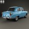 AZLK Moskvitch 402 1956 3d model