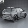 BMW i3 with HQ interior 2014 3d model