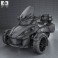 BRP Can-Am Spyder RT 2014 3d model