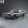 Buick Electra 225 4-door hardtop 1968 3d model