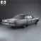 Buick Electra 225 4-door hardtop 1968 3d model