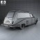 Daimler DS420 Hearse 1987 3d model