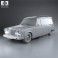 Daimler DS420 Hearse 1987 3d model