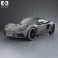 Detroit Electric SP01 2013 3d model