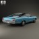 Ford Galaxie 500 fastback 1969 3d model