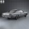 Ford Galaxie 500 fastback 1969 3d model