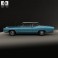 Ford Galaxie 500 fastback 1969 3d model