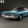 Ford Galaxie 500 fastback 1969 3d model