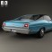Ford Galaxie 500 fastback 1969 3d model