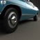 Ford Galaxie 500 fastback 1969 3d model