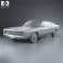Ford Galaxie 500 fastback 1969 3d model