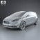 Ford S-Max 2013 3d model