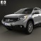 Honda CR-V US with HQ interior 2012 3d model