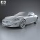 Jaguar XKR convertible 2011 3d model
