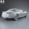 Jaguar XKR convertible 2011 3d model