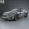 Jaguar XK convertible 2011 3d model