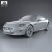 Jaguar XK coupe 2011 3d model