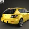 Mazda 3 hatchback 2003 3d model