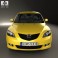 Mazda 3 hatchback 2003 3d model
