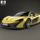 McLaren P1 2014 3d model