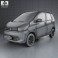 Mitsubishi eK Wagon 2013 3d model
