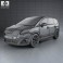 Peugeot 5008 2014 3d model