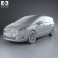Peugeot 5008 2014 3d model