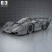 Porsche 956 C 1984 3d model