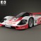 Porsche 956 C 1984 3d model