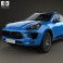 Porsche Macan S 2014 3d model
