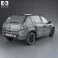 Renault Sandero GT Line with HQ interior 2012 3d model