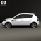 Renault Sandero GT Line with HQ interior 2012 3d model