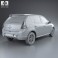 Renault Sandero GT Line with HQ interior 2012 3d model