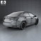 Toyota Corolla EU with HQ interior 2014 3d model