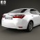 Toyota Corolla EU with HQ interior 2014 3d model