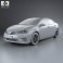 Toyota Corolla EU with HQ interior 2014 3d model