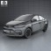 Toyota Yaris sedan with HQ interior 2014 3d model