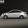 Toyota Yaris sedan with HQ interior 2014 3d model