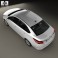 Toyota Yaris sedan with HQ interior 2014 3d model