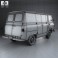 Ford E-Series Econoline Panel Van 1961 3d model