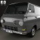 Ford E-Series Econoline Panel Van 1961 3d model