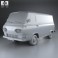 Ford E-Series Econoline Panel Van 1961 3d model